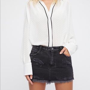 NWT Free People Cute To Boot Mini Skirt - size 0